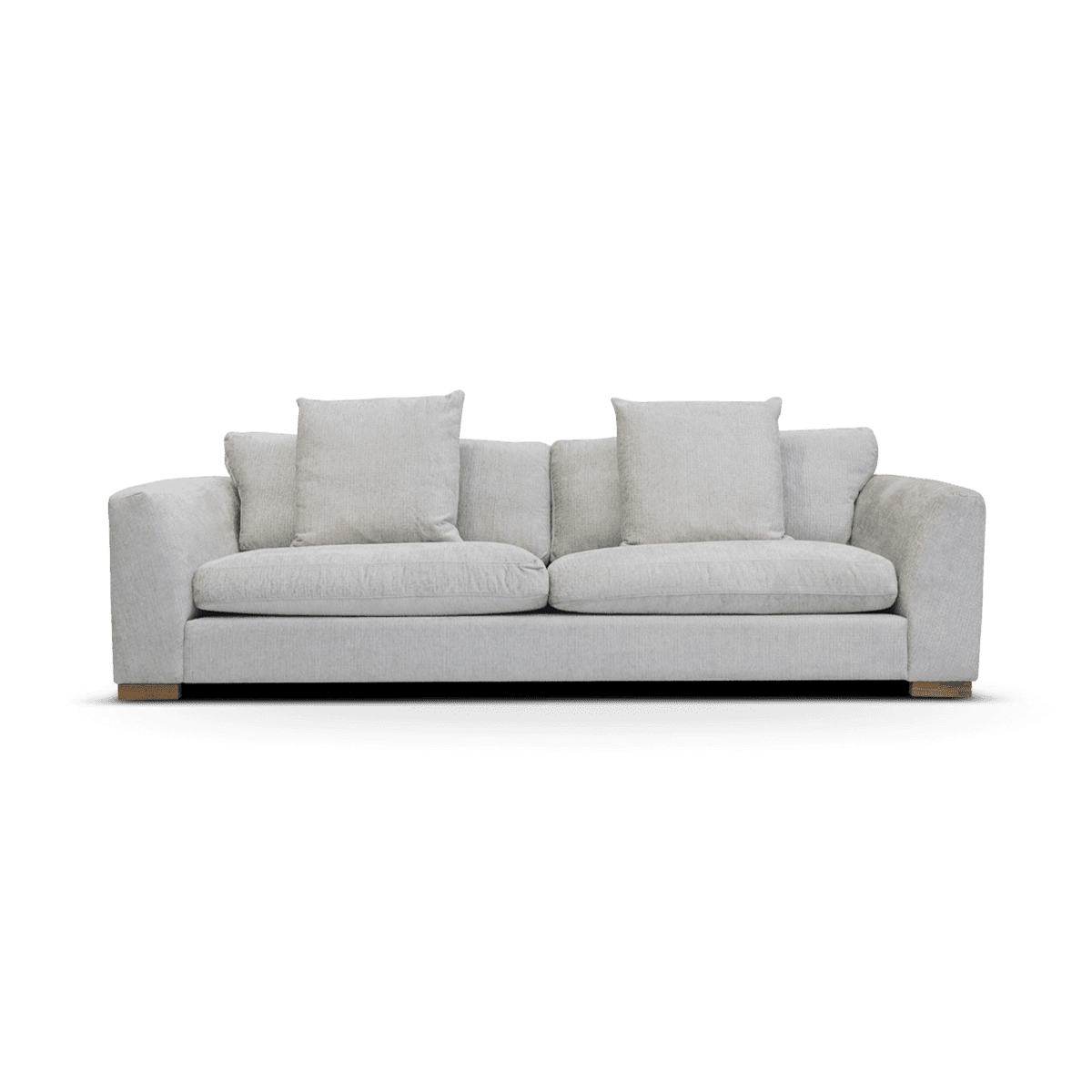 Lance 3-Seater Xl Sofa, Nature with 2 Cushions