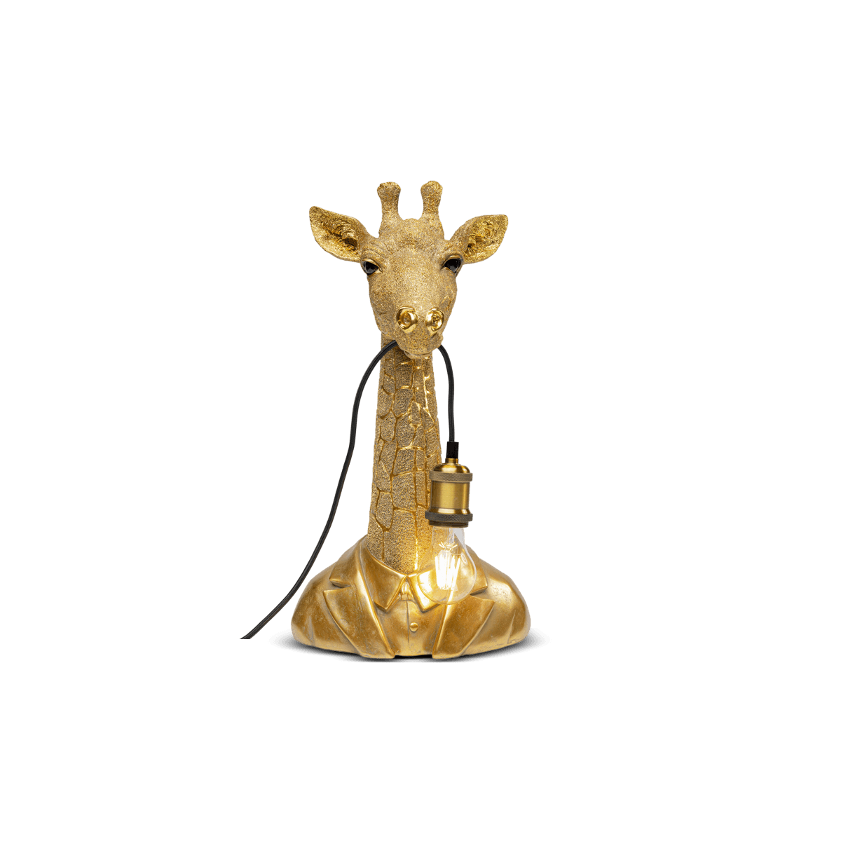 Table Lamp Animal Giraffe Gold 50Cm  (Excluding Bulb)