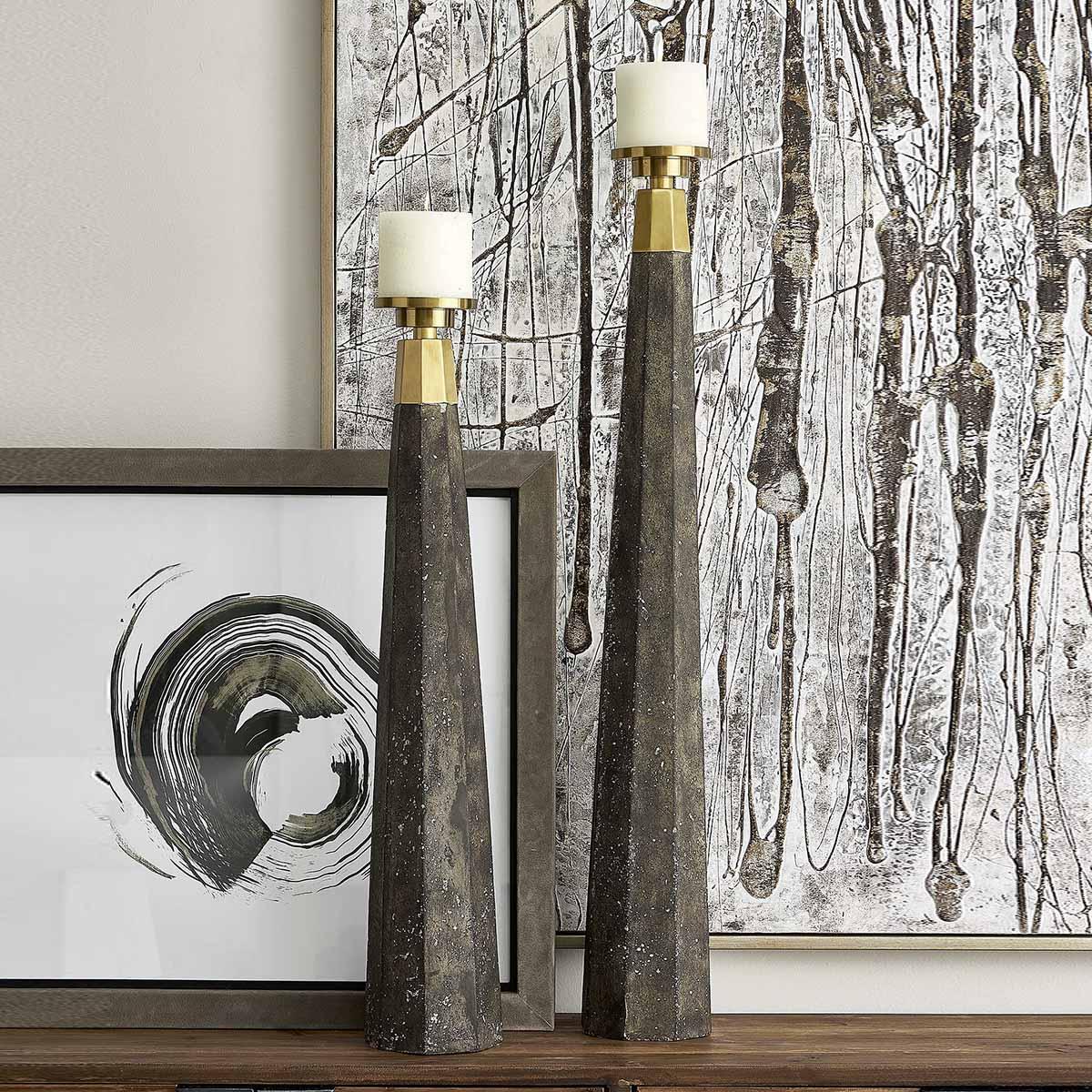 Pons Candleholders (Set Of 2)- Uttermost
