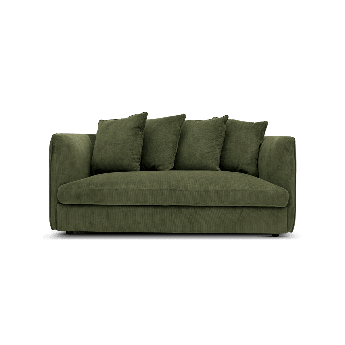 Clayton 2-Seater Sofa, Olive Green