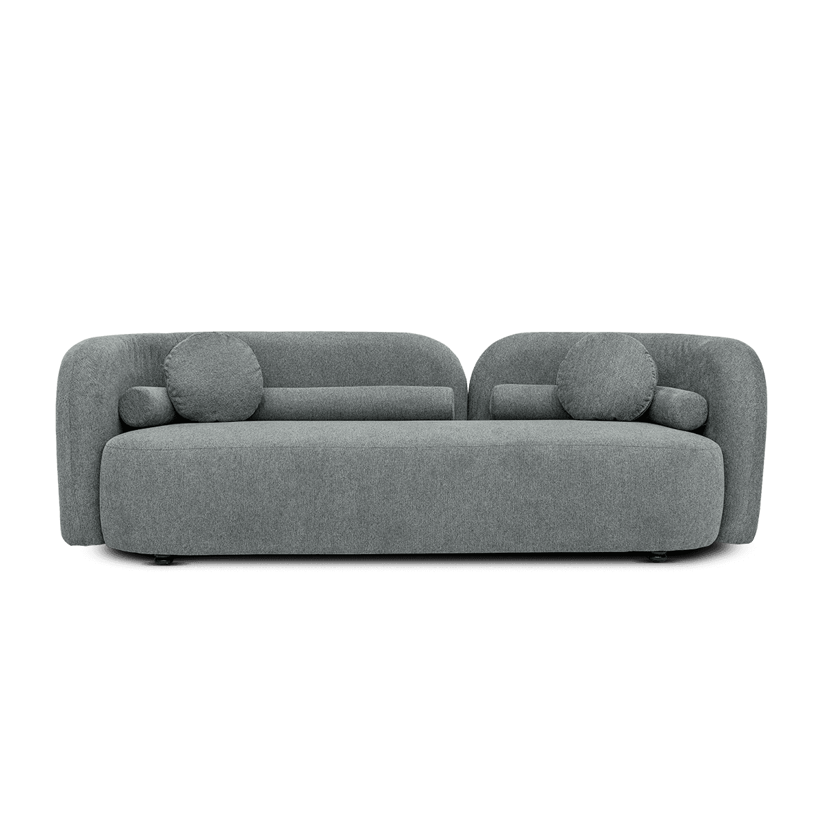 Sofa 3-Seater Kelly, Grey 225 Cm