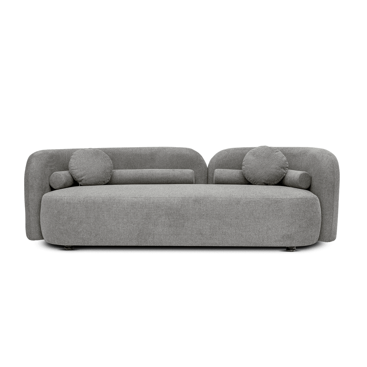 Sofa 3-Seater Kelly, Brown 225 Cm