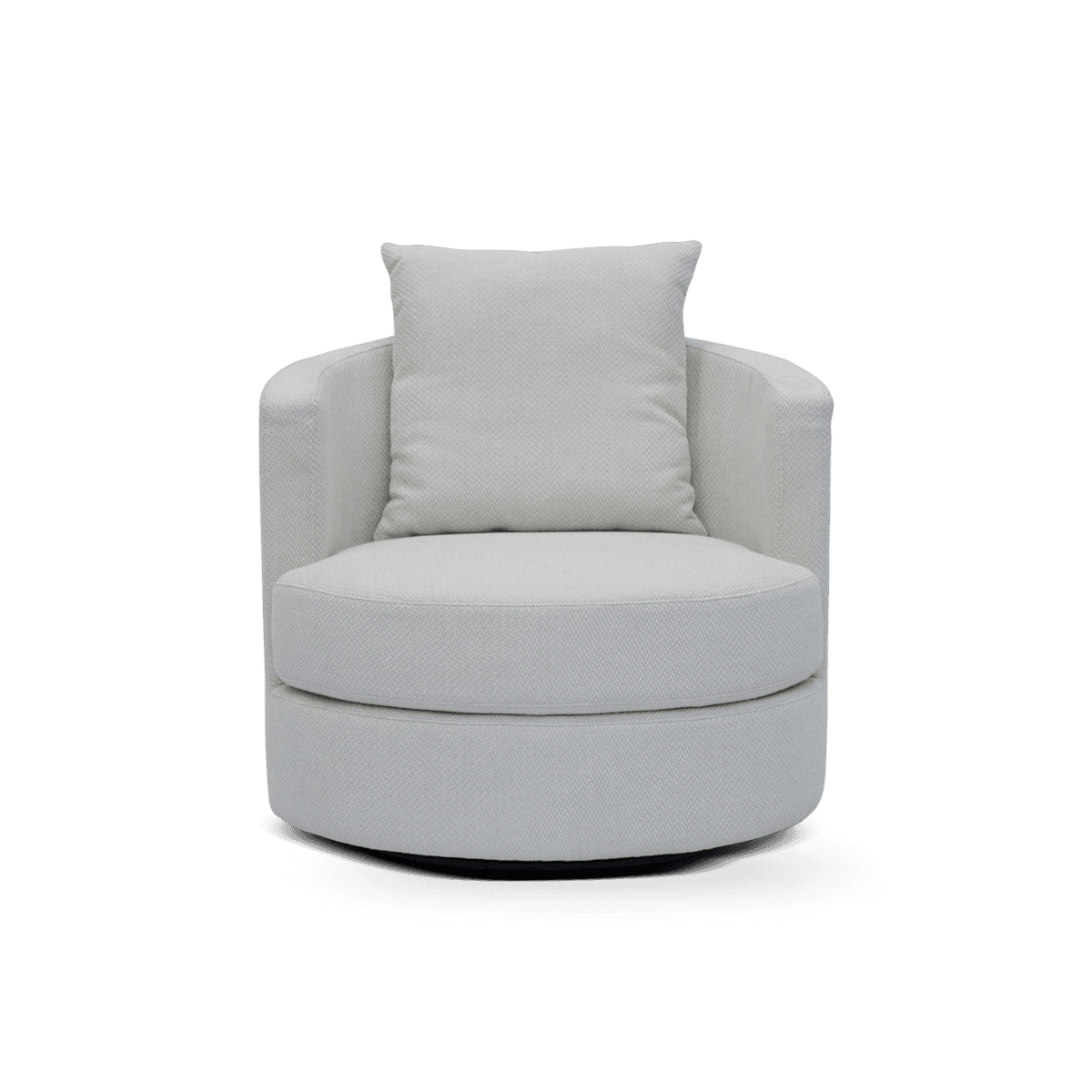 Oval Armchair, Off-White
