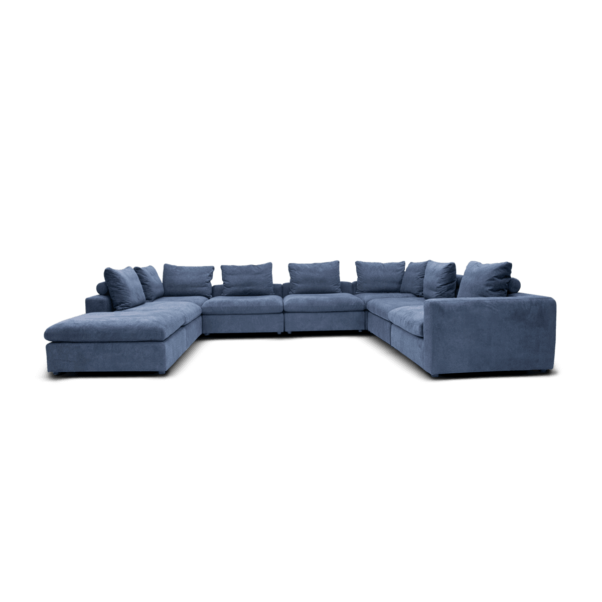 Prestige U Shape Sofa, Dark Blue