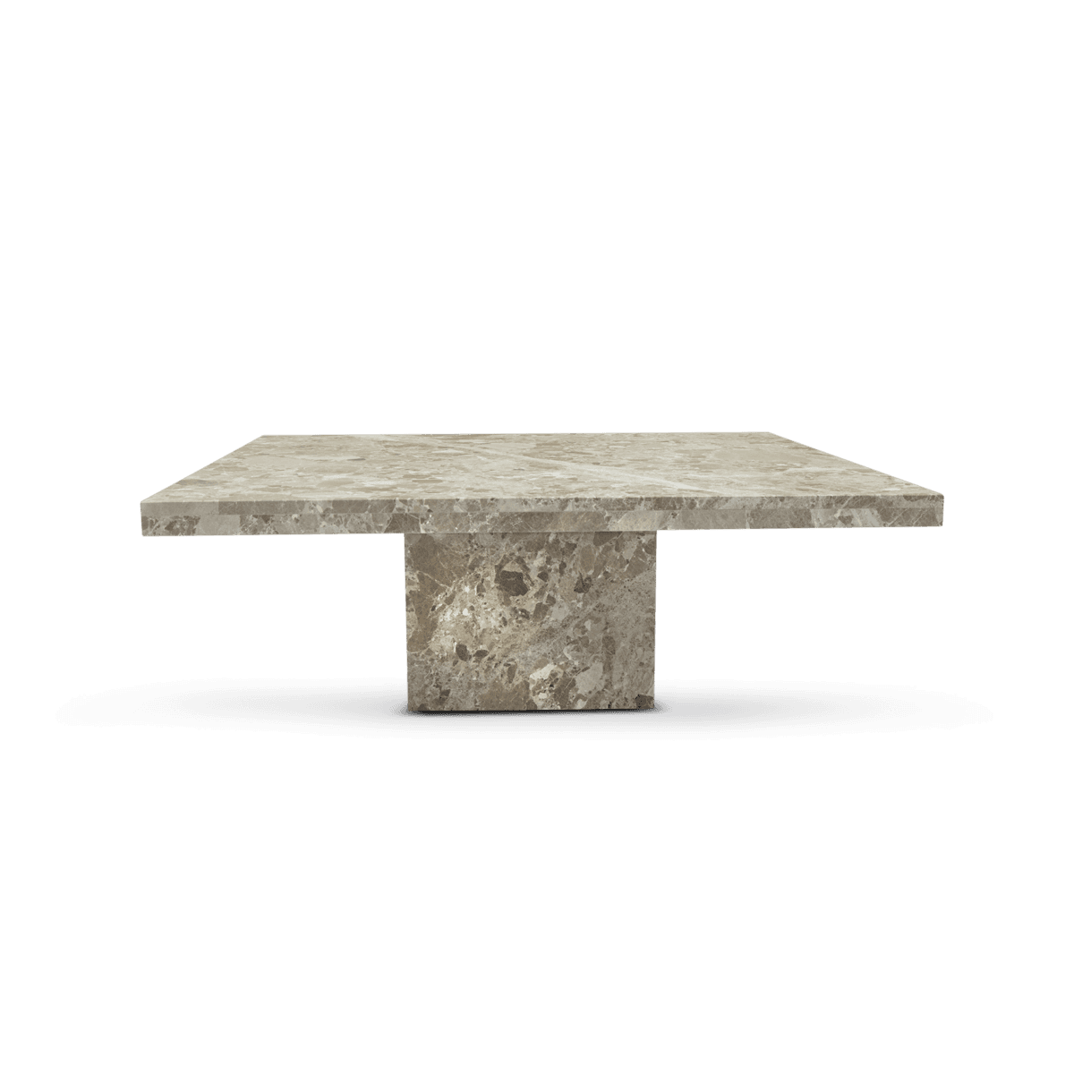 Toulouse Coffee Table - Brown Latte/Marble