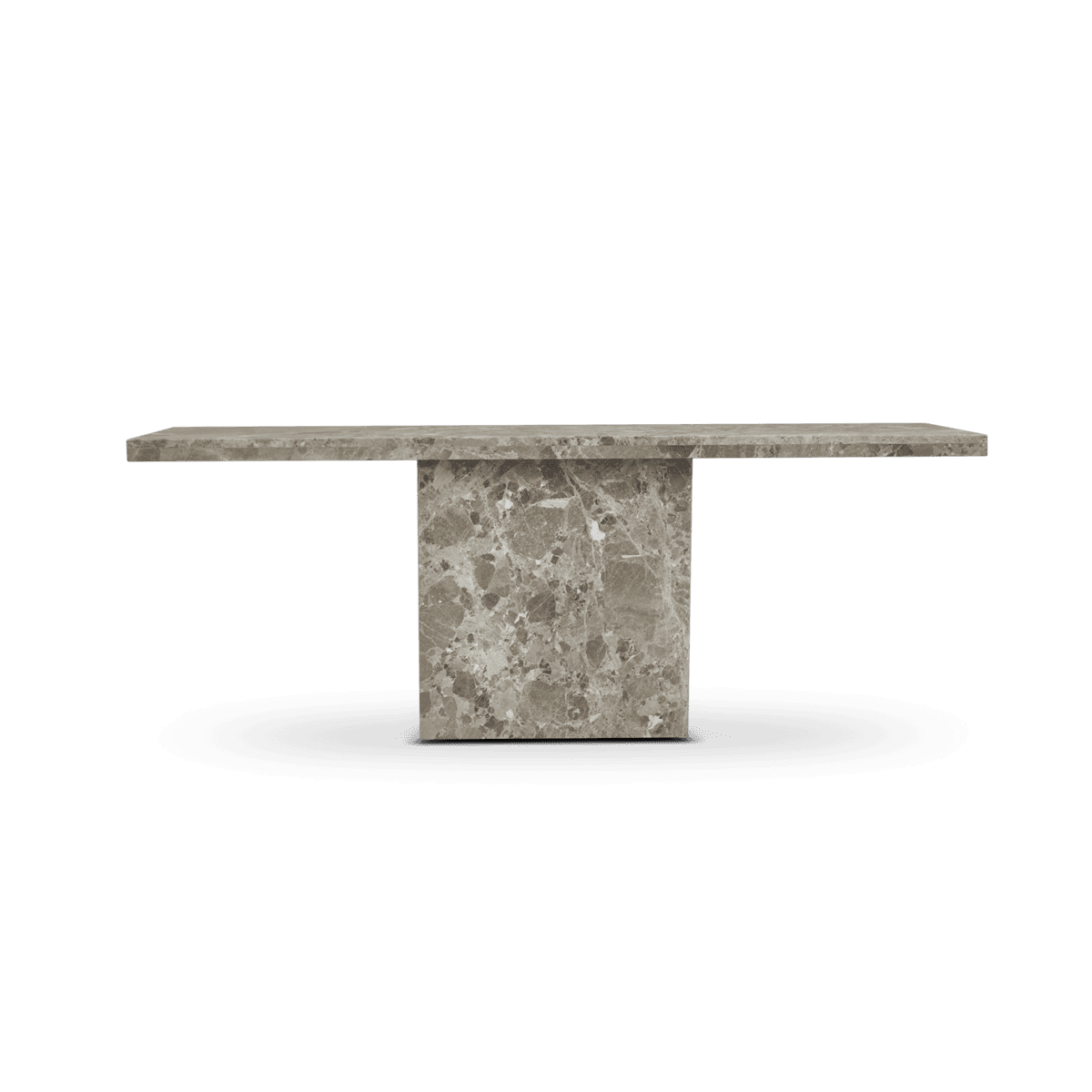 Toulouse Console Table - Marble Brown/Latte