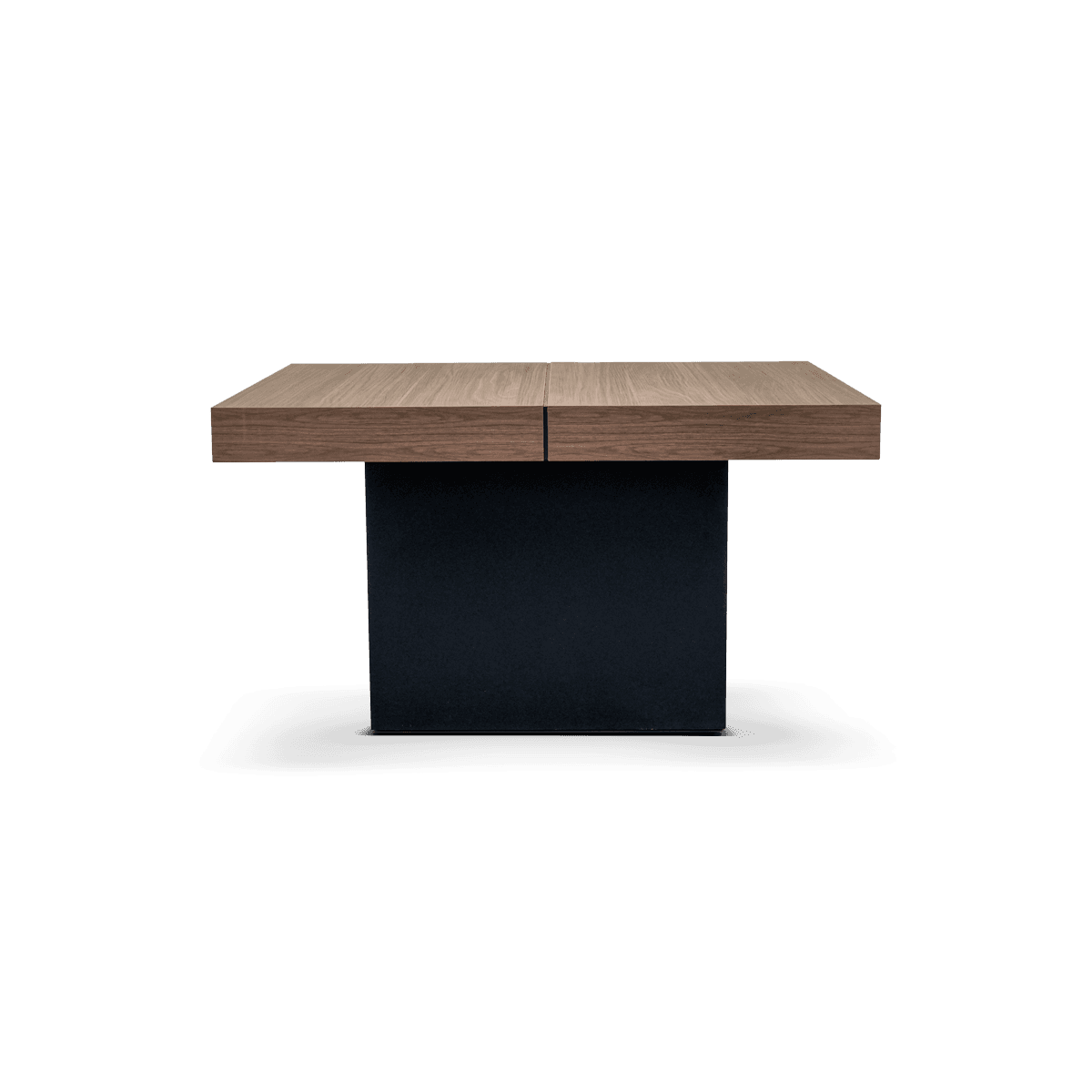 Chess Side Table Walnut Melaminelook/Black