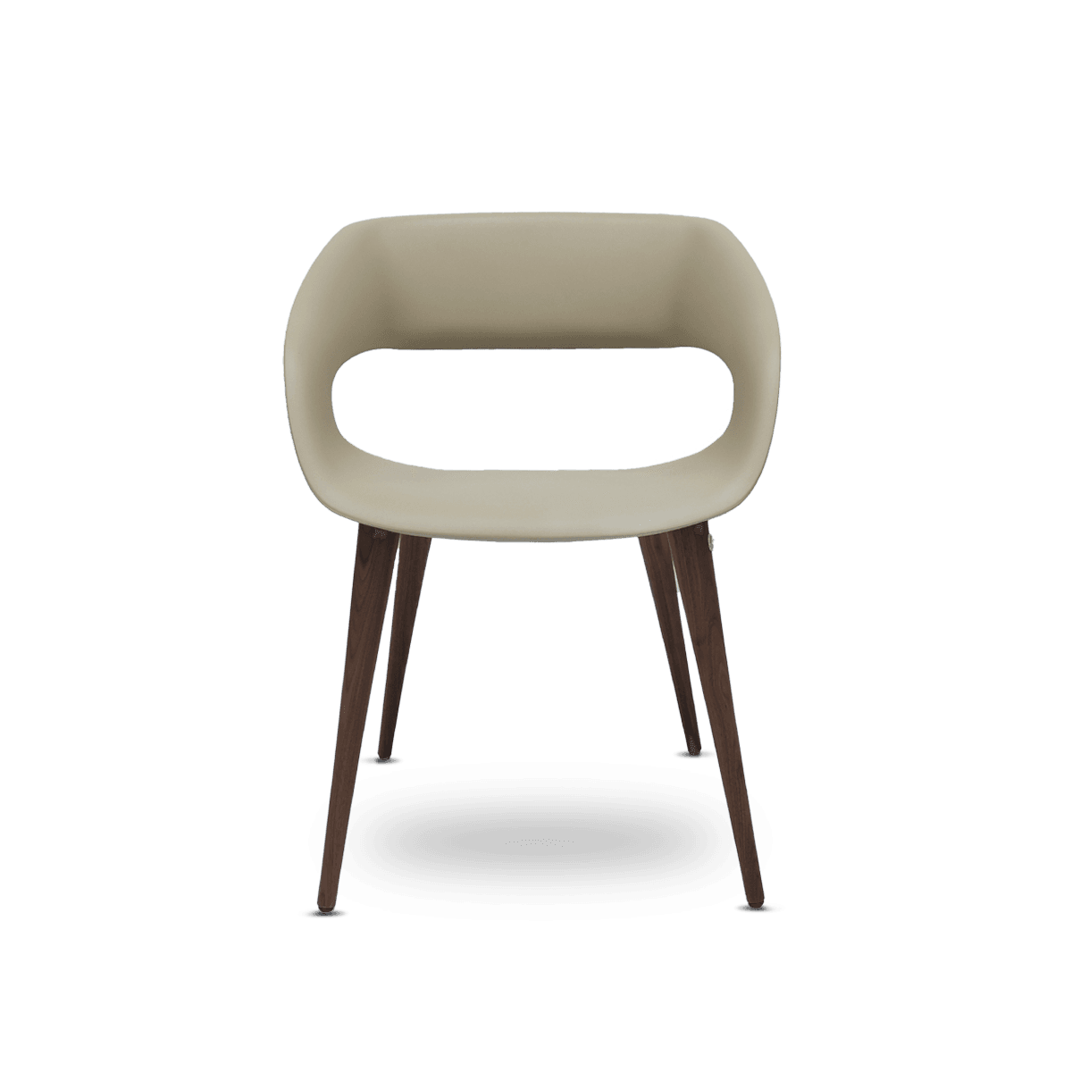 Shape Dining Chair Dove - Walnut Grey