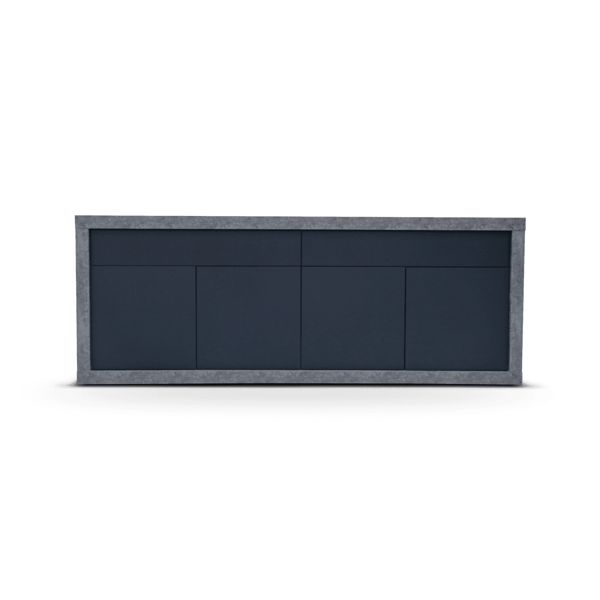 Karl Sideboard Concrete Look - Black