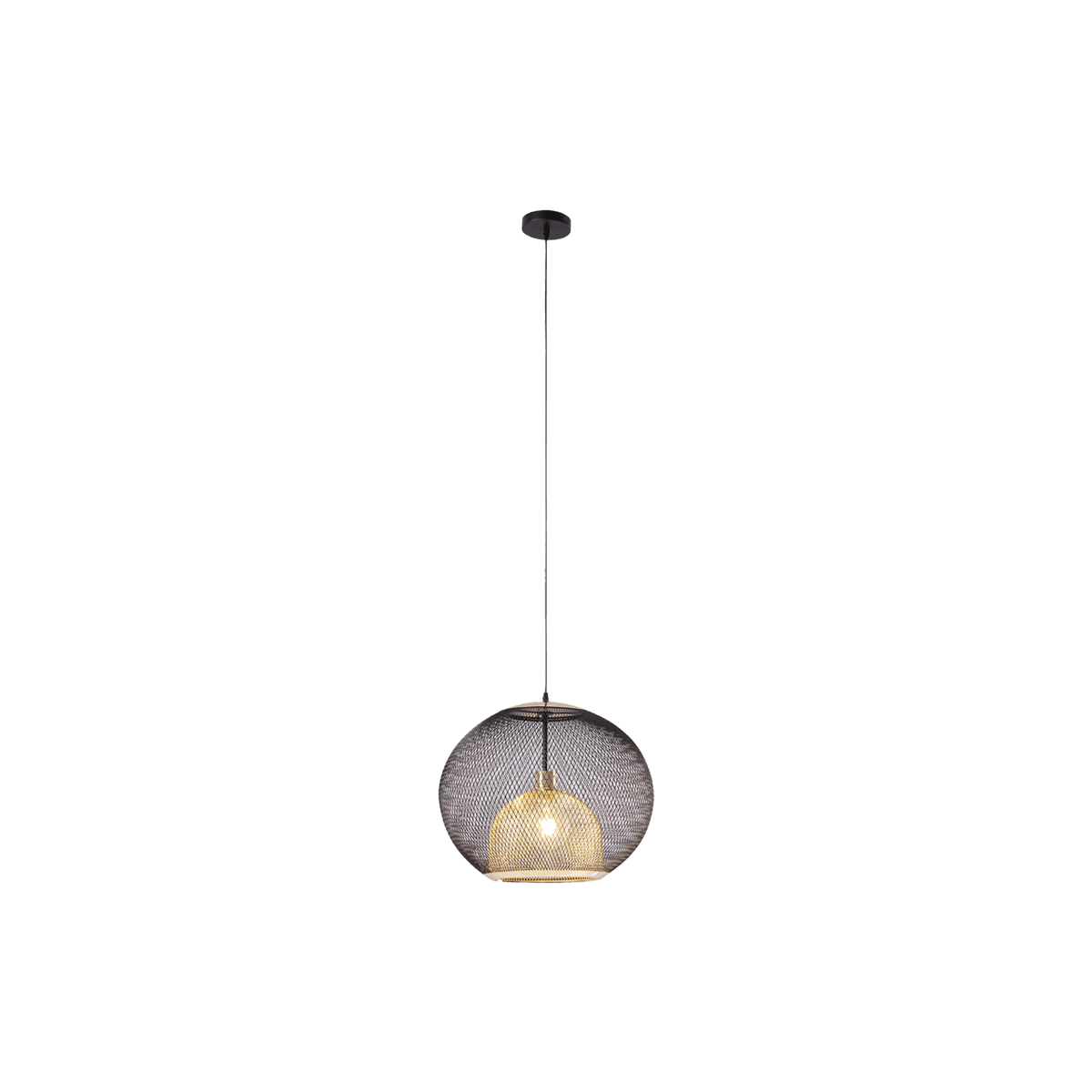 Pendant Lamp Grato DIA45Cm,Black (Excluding Bulb And Socket)