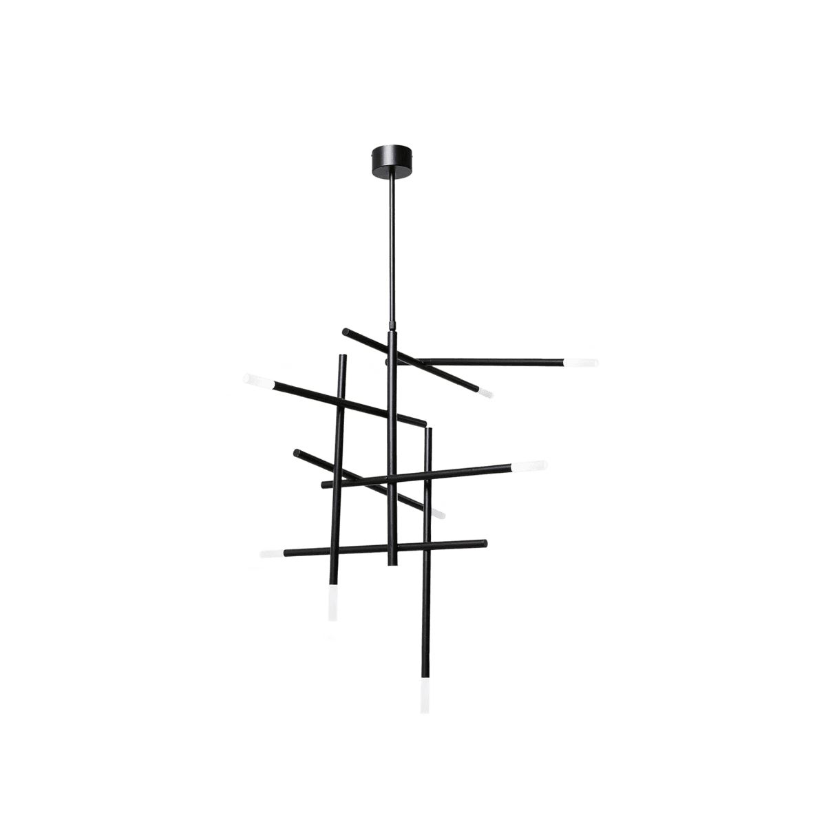Pendant Lamp Sticks Black  (Excluding Bulb And Socket)