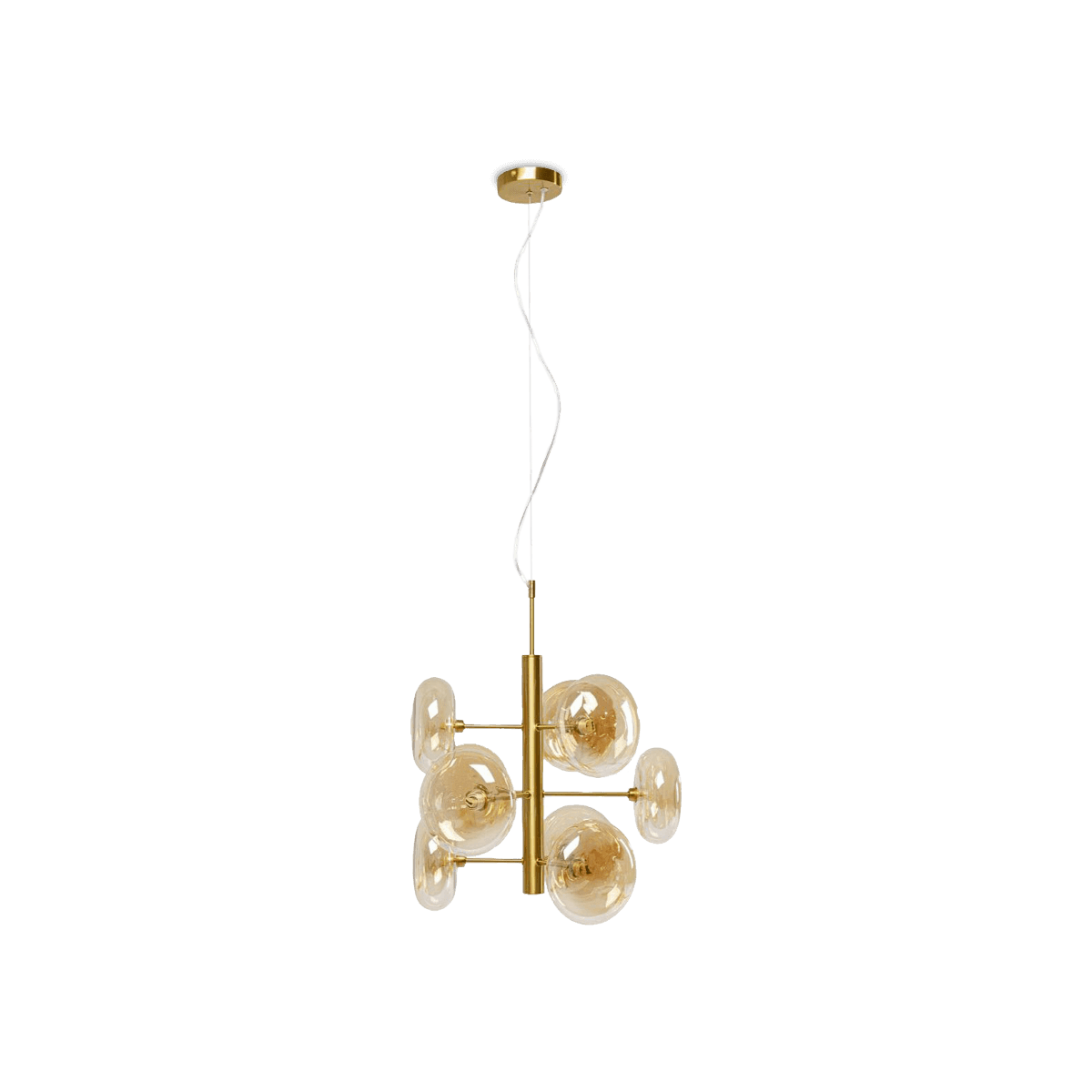 Pendant Lamp Headlight - Brass