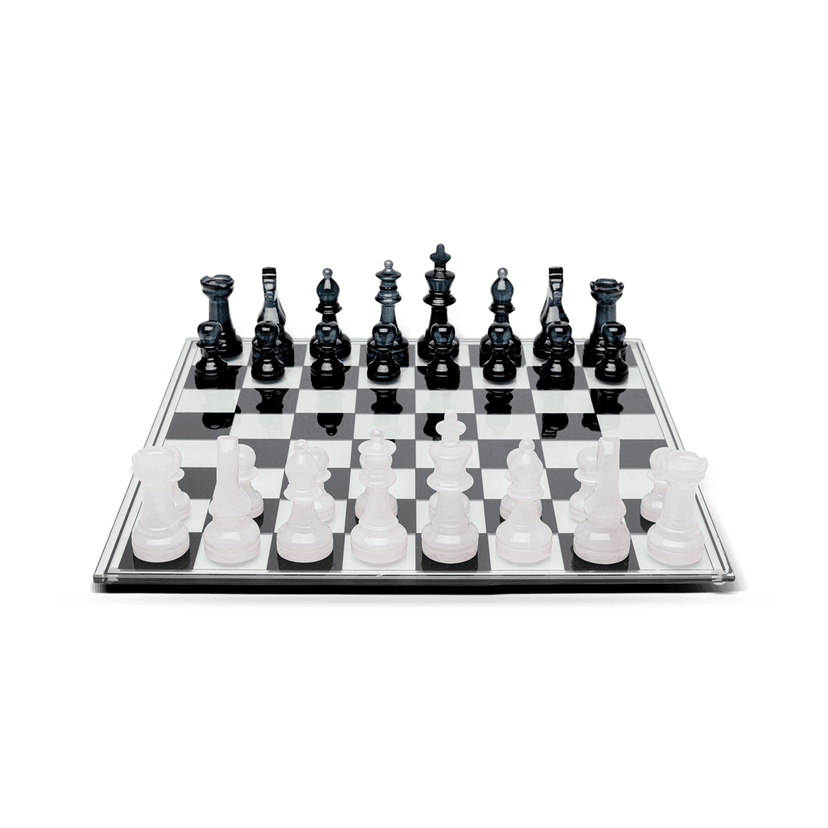 Deco Object Chess Transparent 60X60Cm