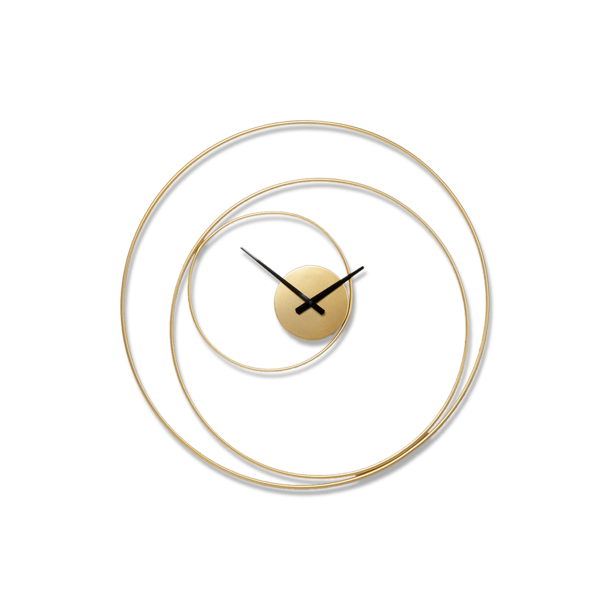 Wall Clock Circular Gold Ã˜74Cm