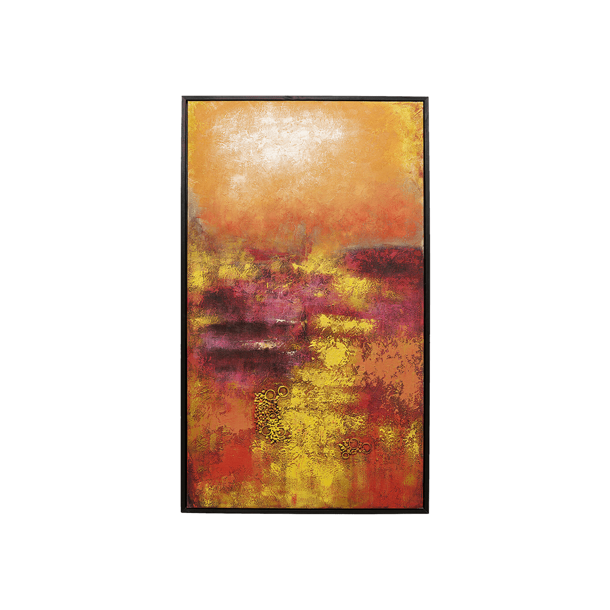 Canvas Picture Jardin Red 125X215 Cm