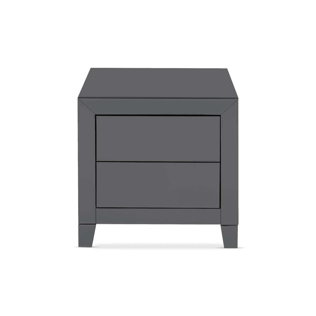 Dresser Small, Luxury Push 2 Drawers, Grey