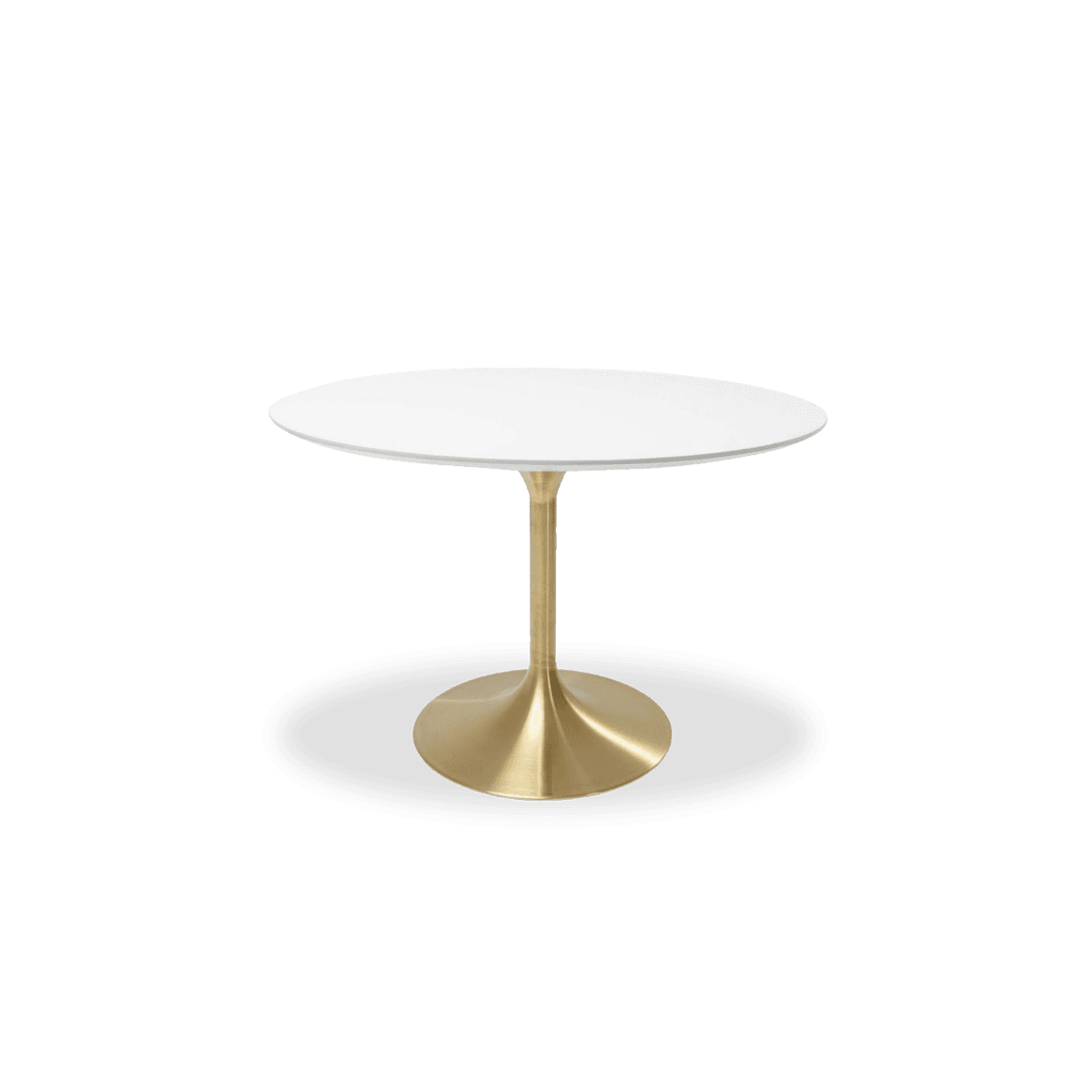 Table Invitation Set - White Brass Dia120cm