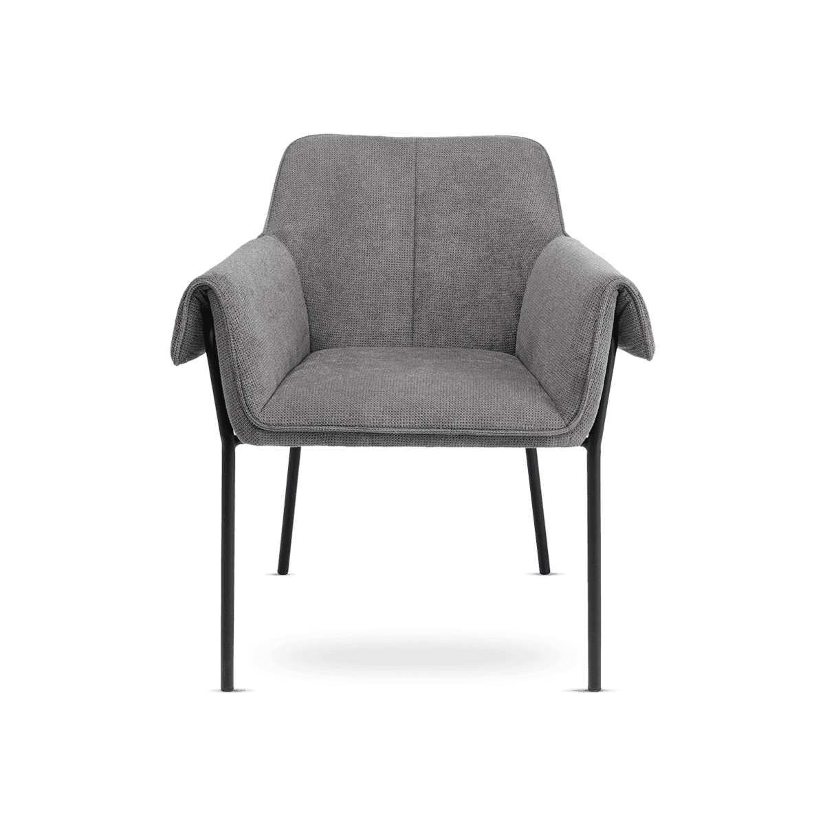 Dining Chair With Armrest Bess Grey